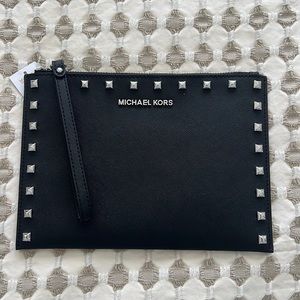 Michael Kors Leather Clutch